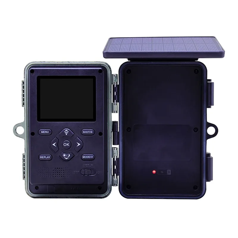 Outdoor Hunting Camera Wifi - 60MP Wildkamera mit APP, WLAN, Dual-Objektiv,