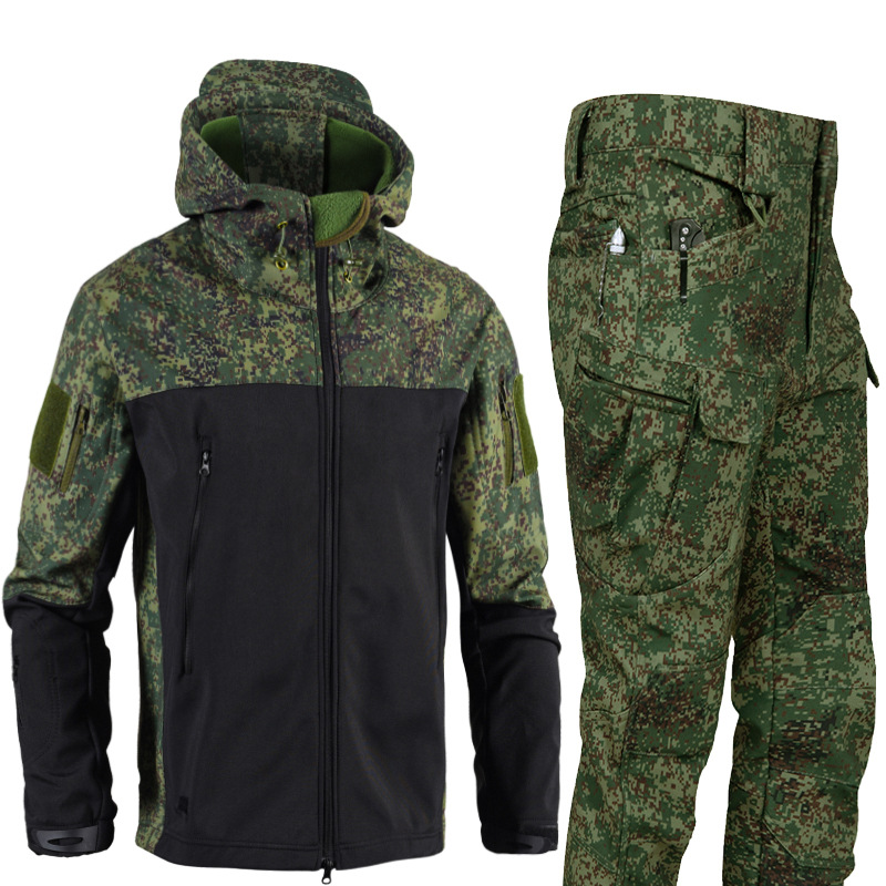 Outdoor Hunting Pants Women - Herren 3-in-1 Haifischhaut Softshell-Jacke und Hosen