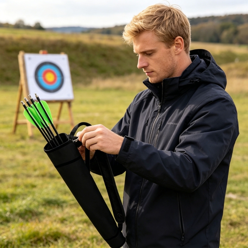 Quiver Arrow Back - Bogenschießen Halter Erwachsene Pfeile Köcher Hüfte
