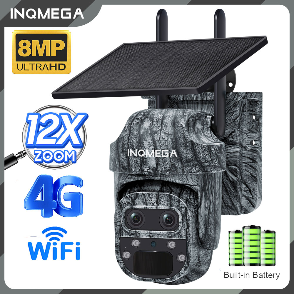 Outdoor Hunting Camera Wifi - 4K 8MP 4G SIM WIFI Solarbetriebene