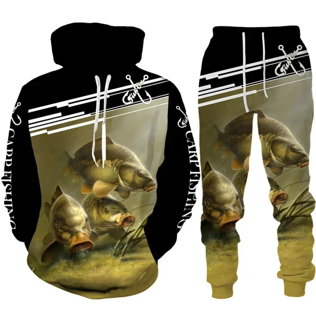 Outdoor Hunting Pants Women - Neuheit 3d Fisch gedruckt Männer Frauen