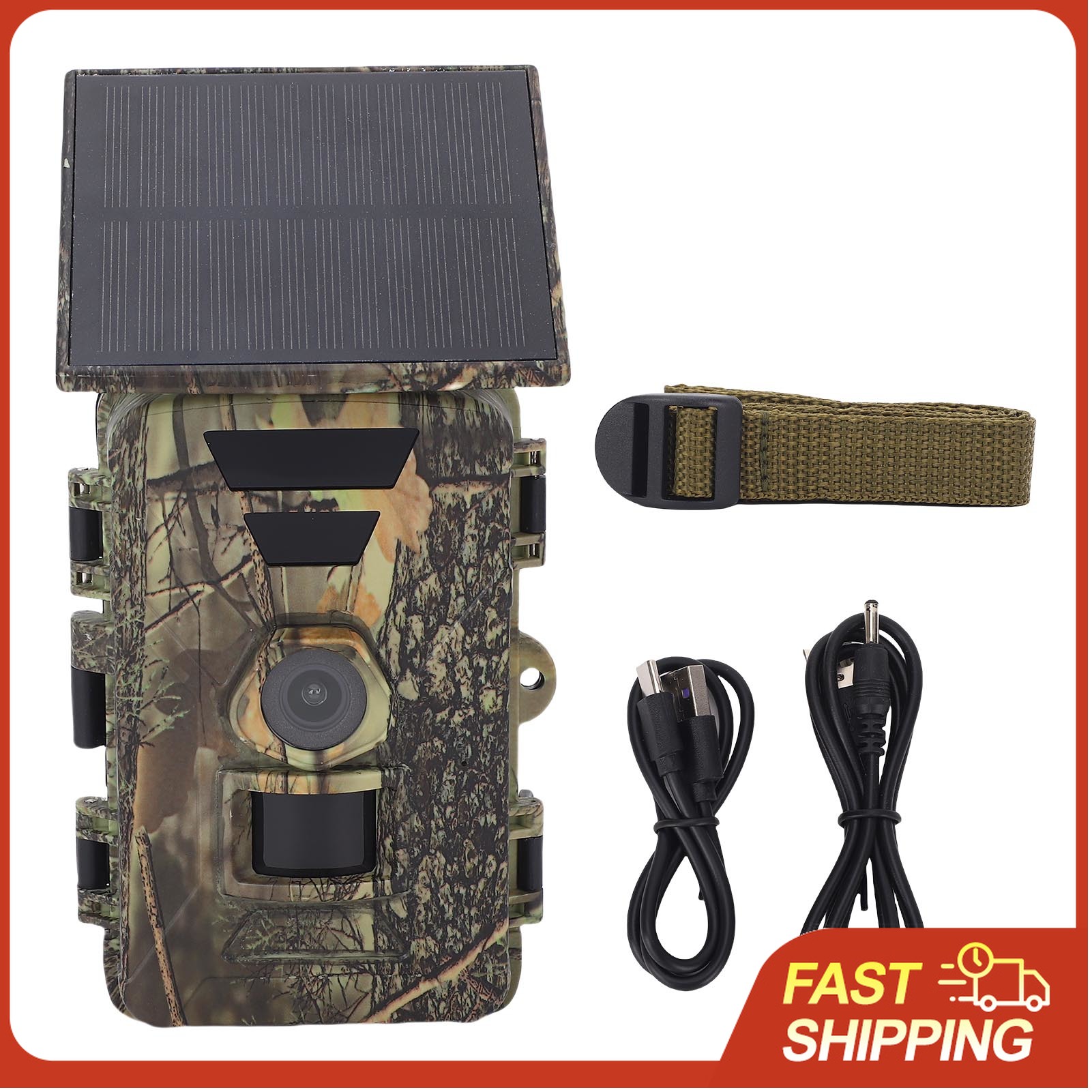 Outdoor Hunting Camera Wifi - Solar-Wildkamera 8K 60MP WLAN Jagdkamera IP66