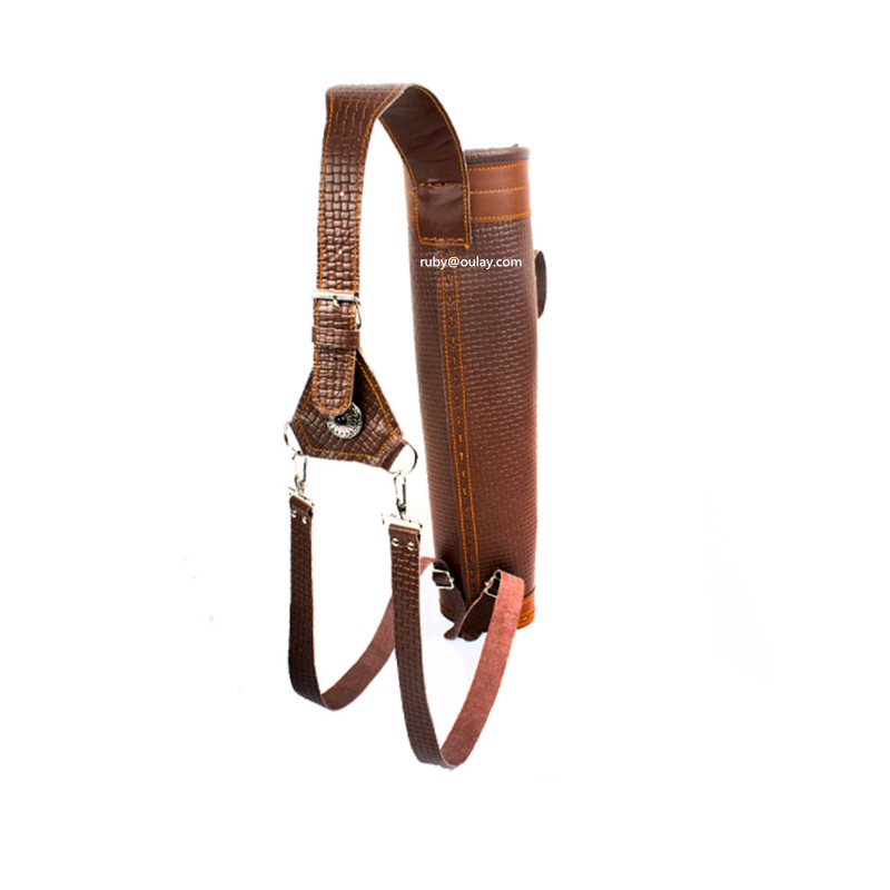 Quiver Arrow Back - Komplett handgefertigter Pfeilköcher aus Rindsleder, Rückenköcher