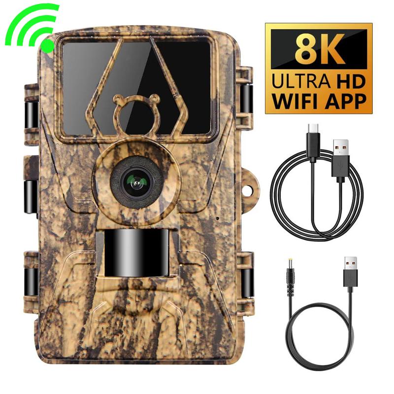 Outdoor Hunting Camera Wifi - 8k Wifi Wasserdichte Tracking Kamera Pr801w
