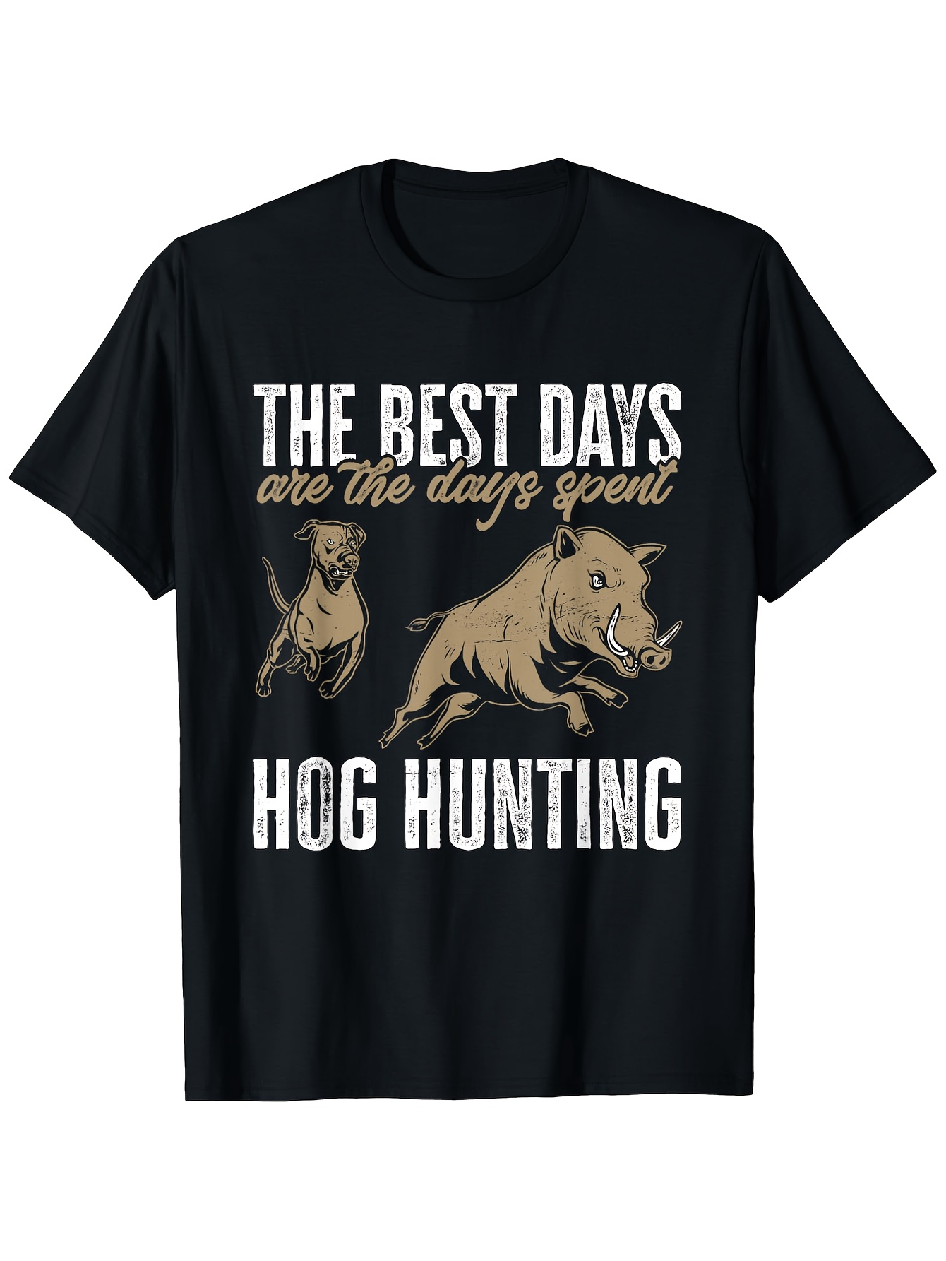 Wild Hog Hunting Dog Print T-S – Wildman Hunting & Outdoor Bewertung und Preis