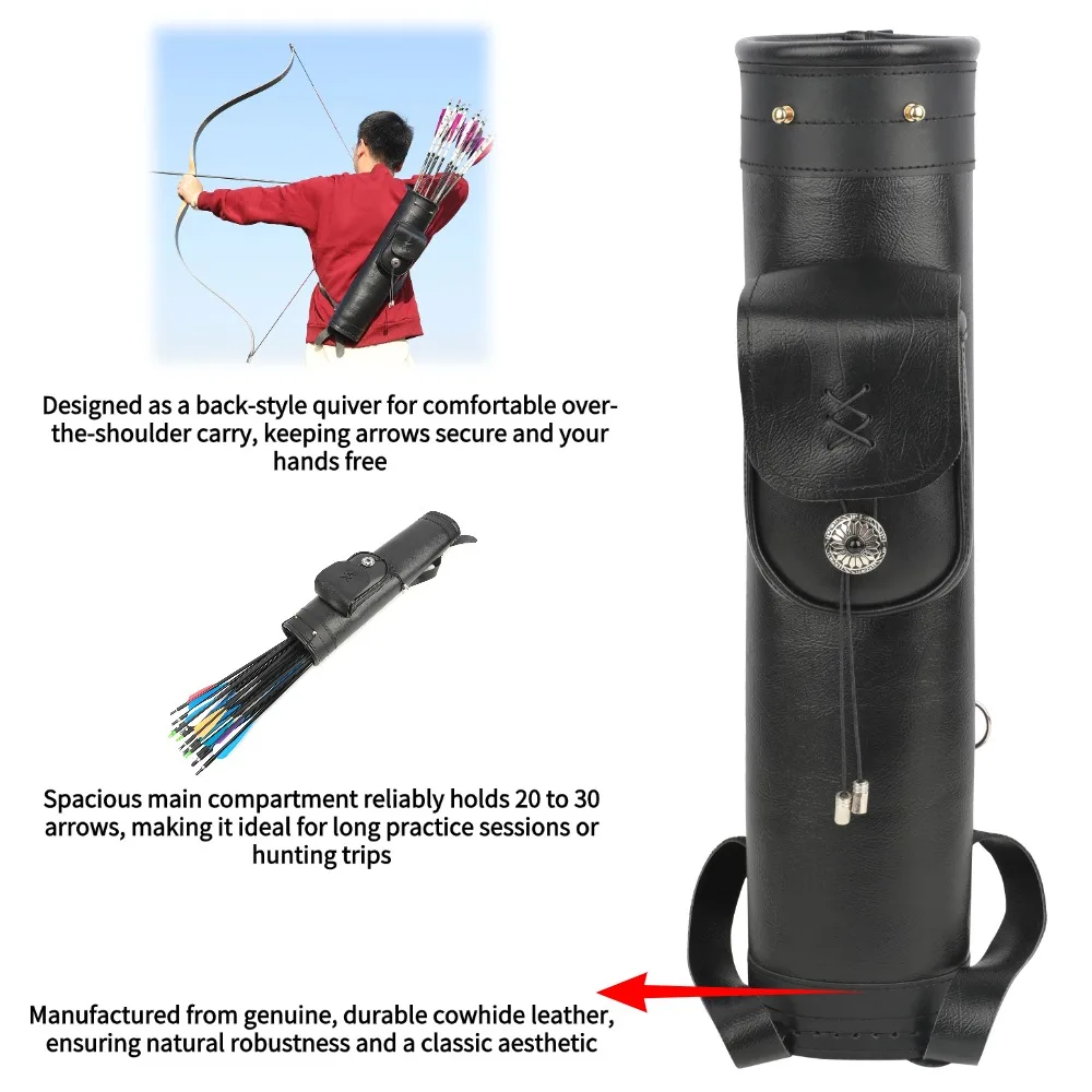 Pfeilköcher aus Rindsleder, Sc – Quiver Arrow Back Bewertung und Preis