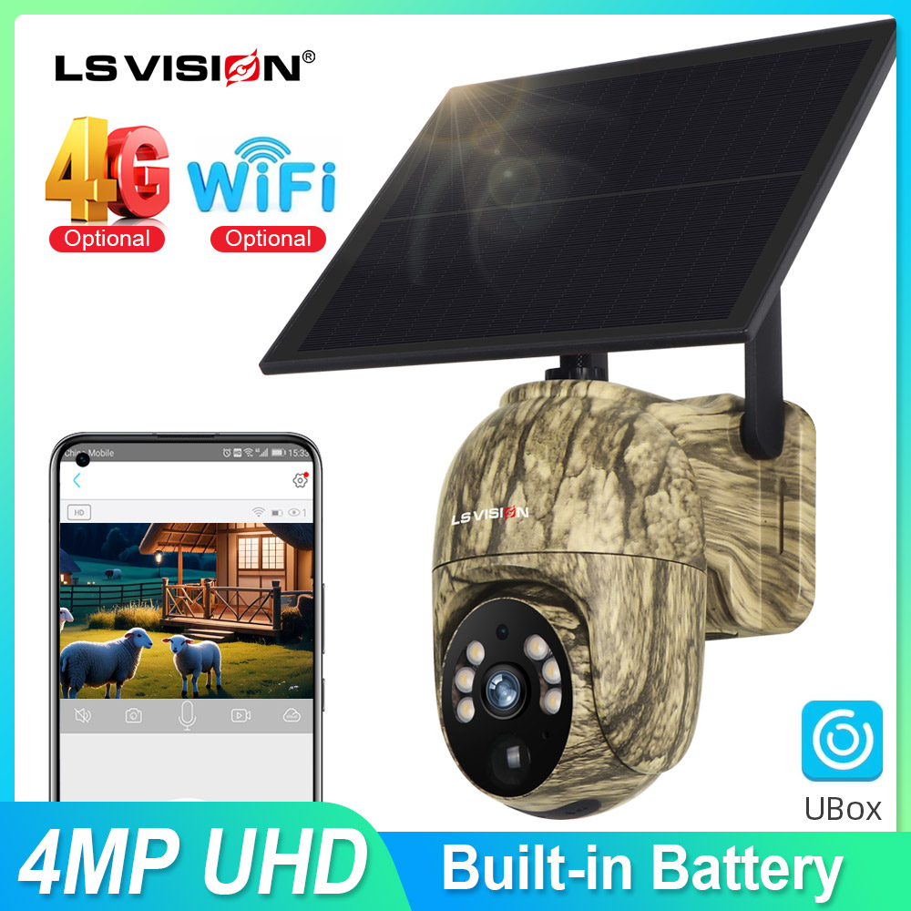 LS VISION 2K Solar-Überwachung – Outdoor Hunting Camera Wifi Bewertung und Preis