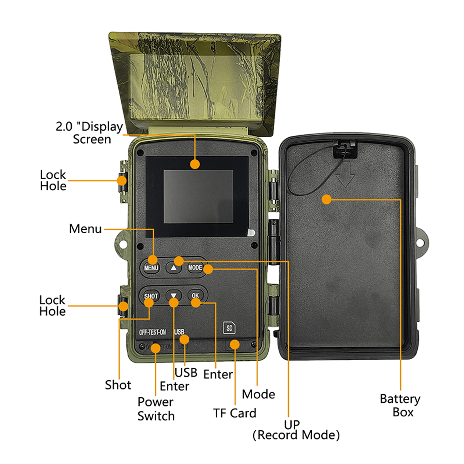 Solar-Wildkamera 8K 60MP WLAN  – Outdoor Hunting Camera Wifi Bewertung und Preis