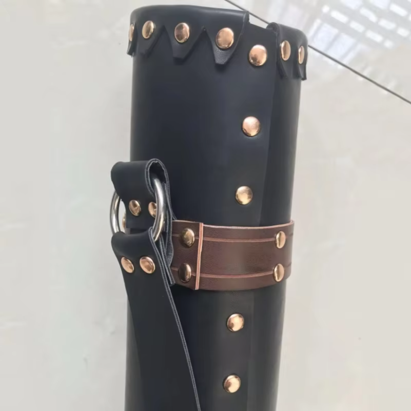 Mittelalterlicher PU-Leder-Sch – Quiver Arrow Back Bewertung und Preis