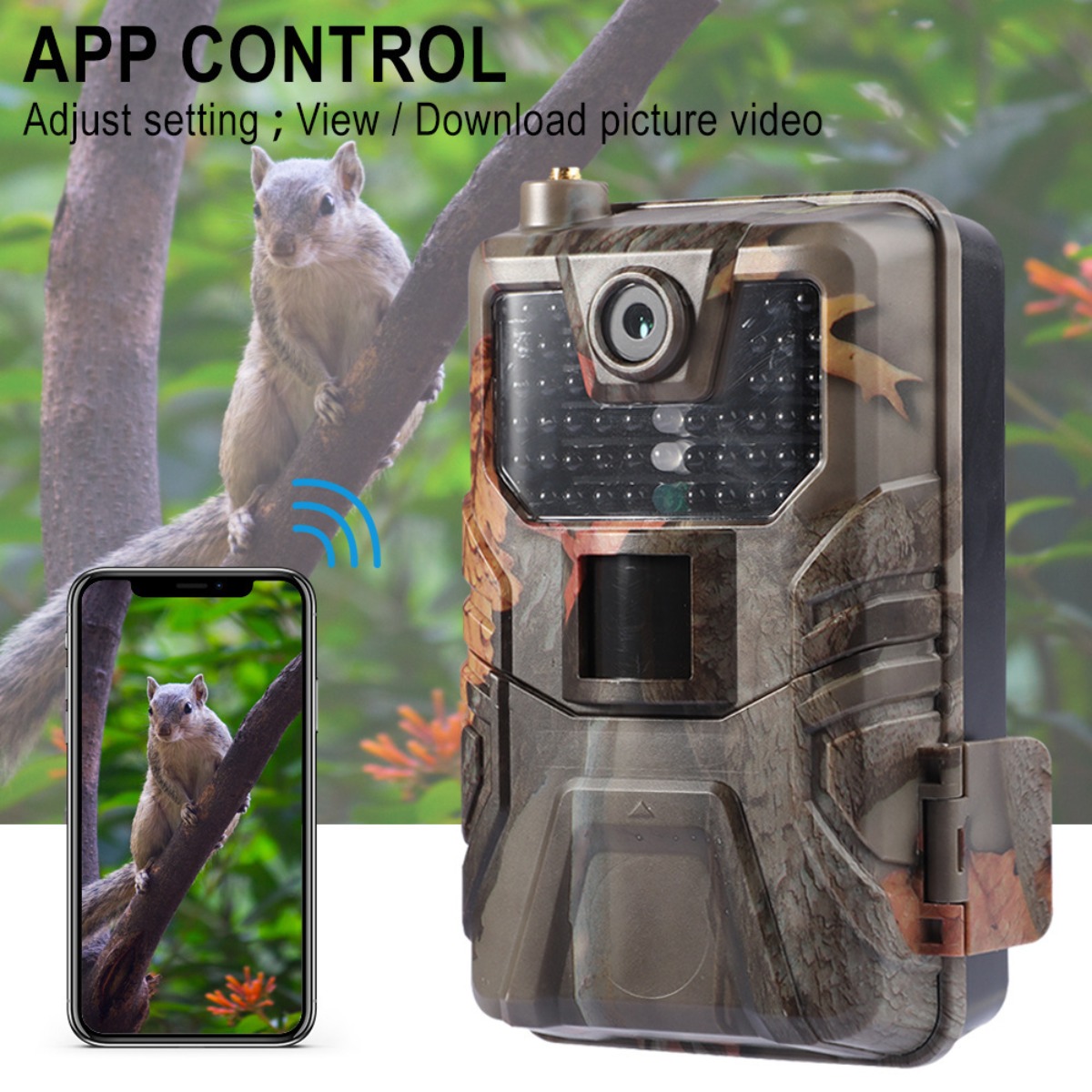 4K Outdoor WLAN-Jagdkamera mit – Outdoor Hunting Camera Wifi Bewertung und Preis